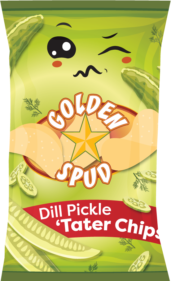 Golden Spud Dill Pickle ‘Tater Chips